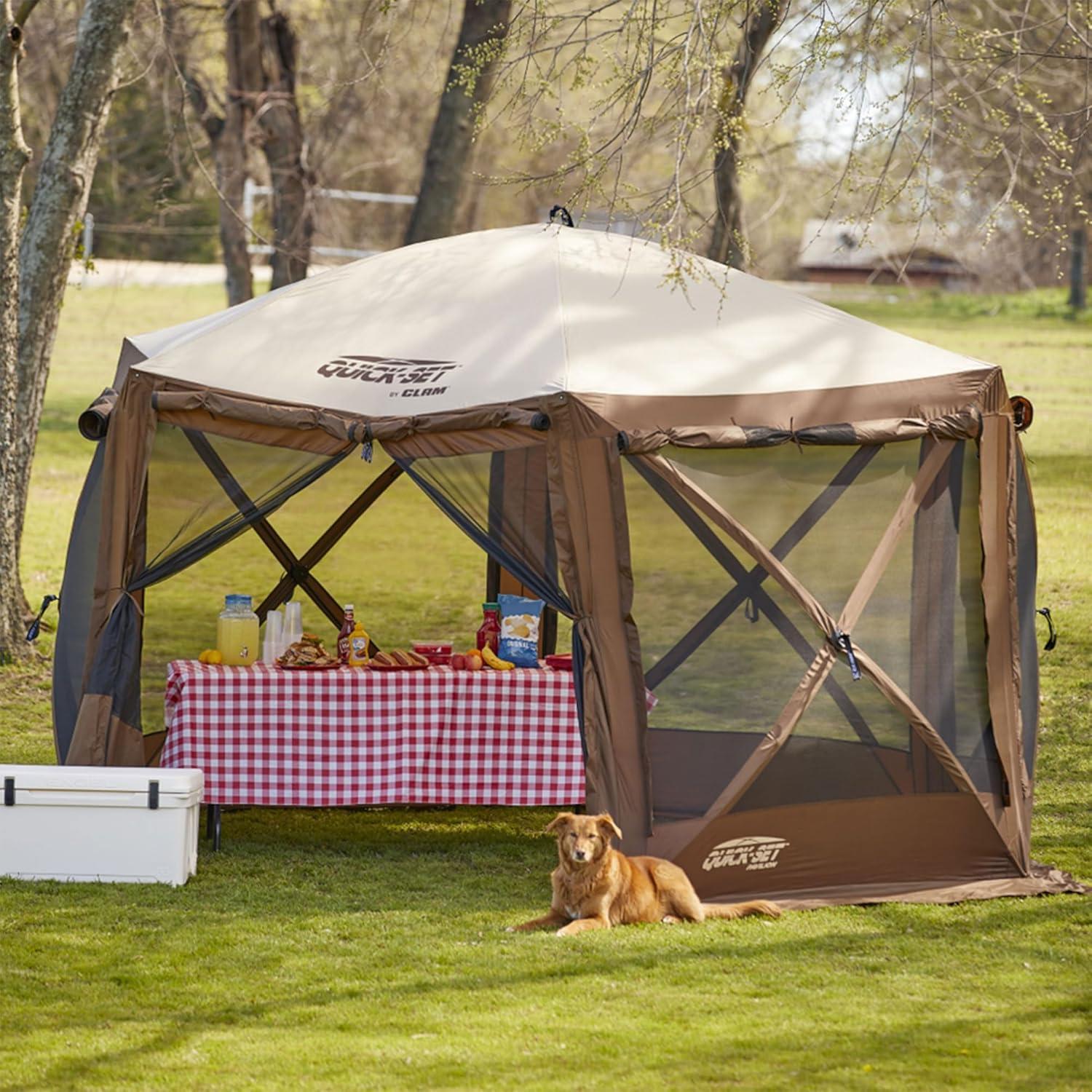 Clam CLAM Quick-Set Portable Outdoor Camping Canopy Shelter