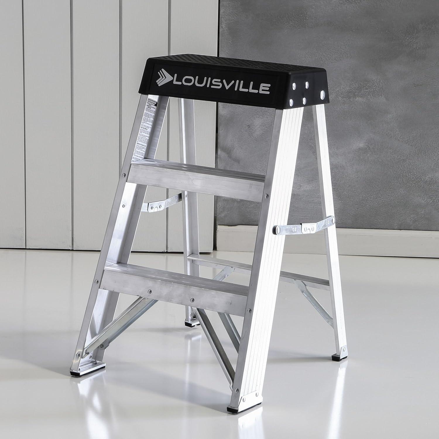 2 ft. Aluminum Step Ladder with 300 lbs. Load Capacity Type IA Duty Rating