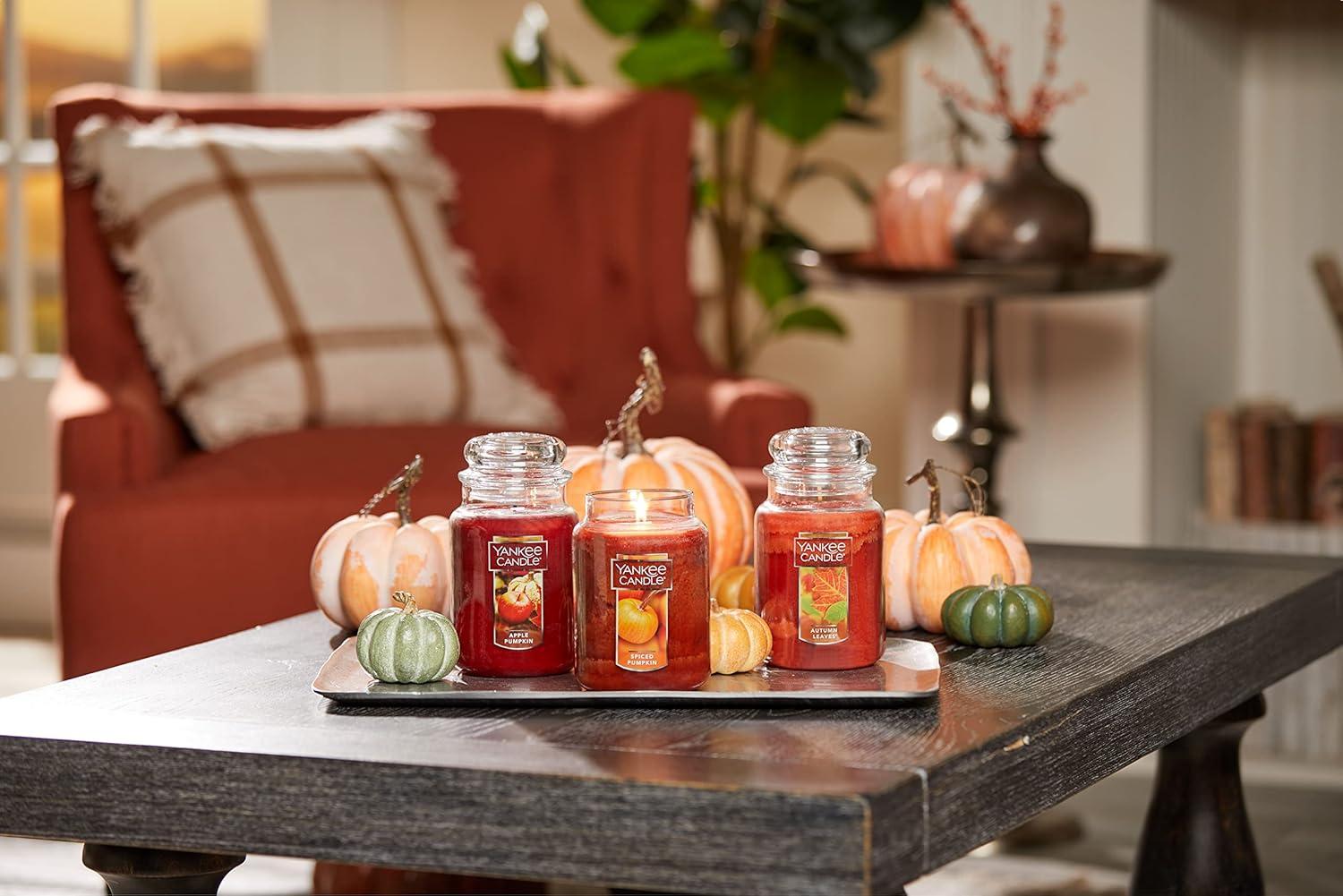 Red Apple Pumpkin Scented Large Jar Candle