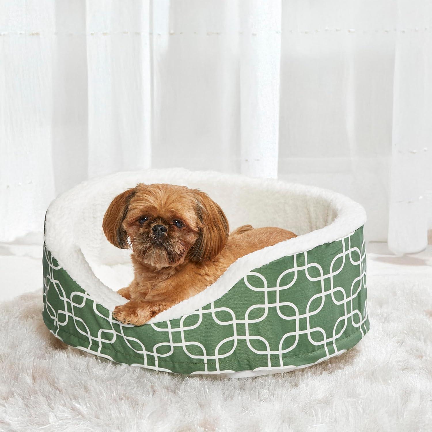 Midwest Homes For Pets Quiet Time Orthopedic Egg-Crate Nesting Pet Bed w/ Polytetrafluoroethylene Fabric Protector