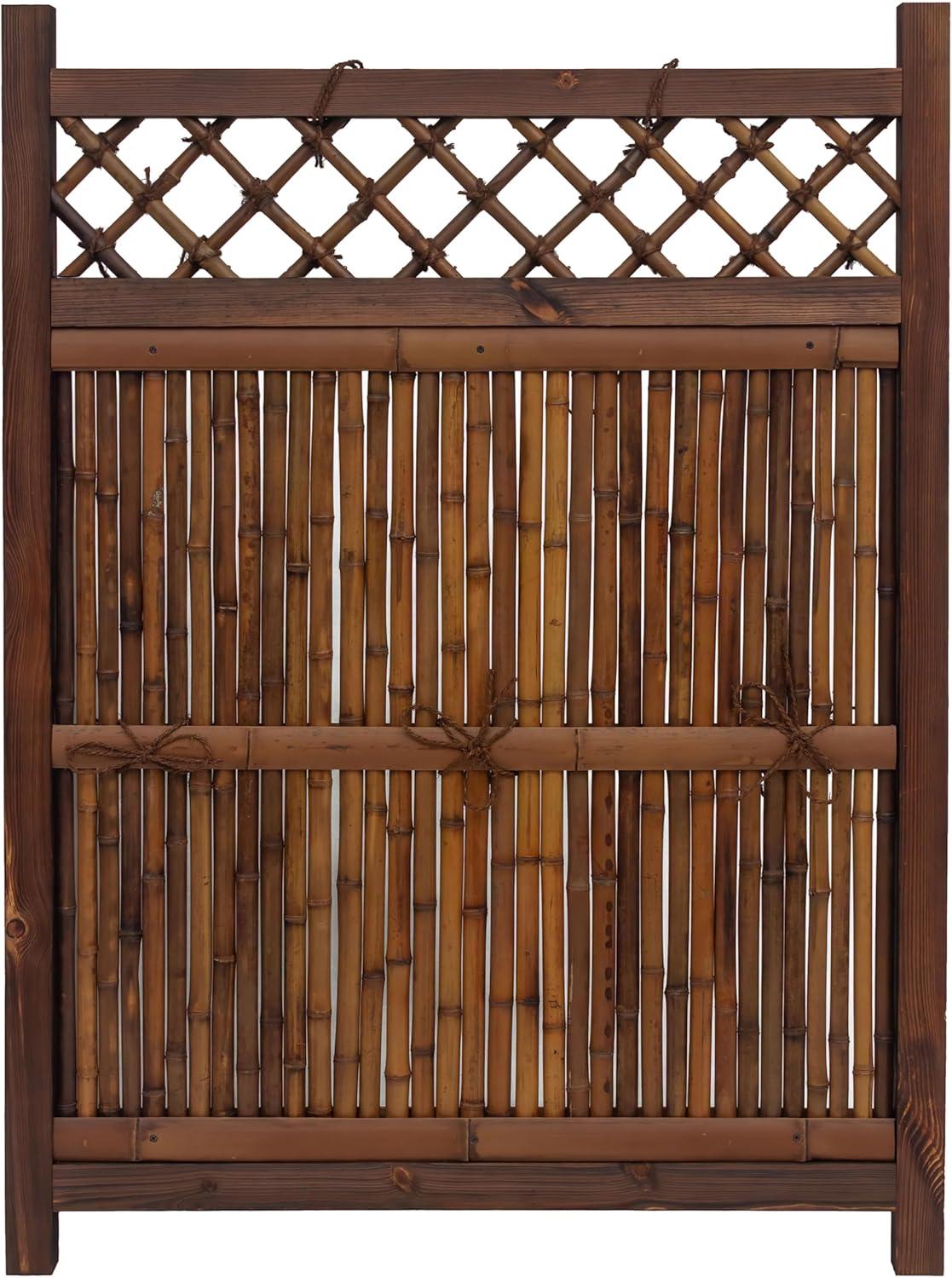 4 ft. H x 5.5 ft. W Japanese Zen Garden Fence Panel