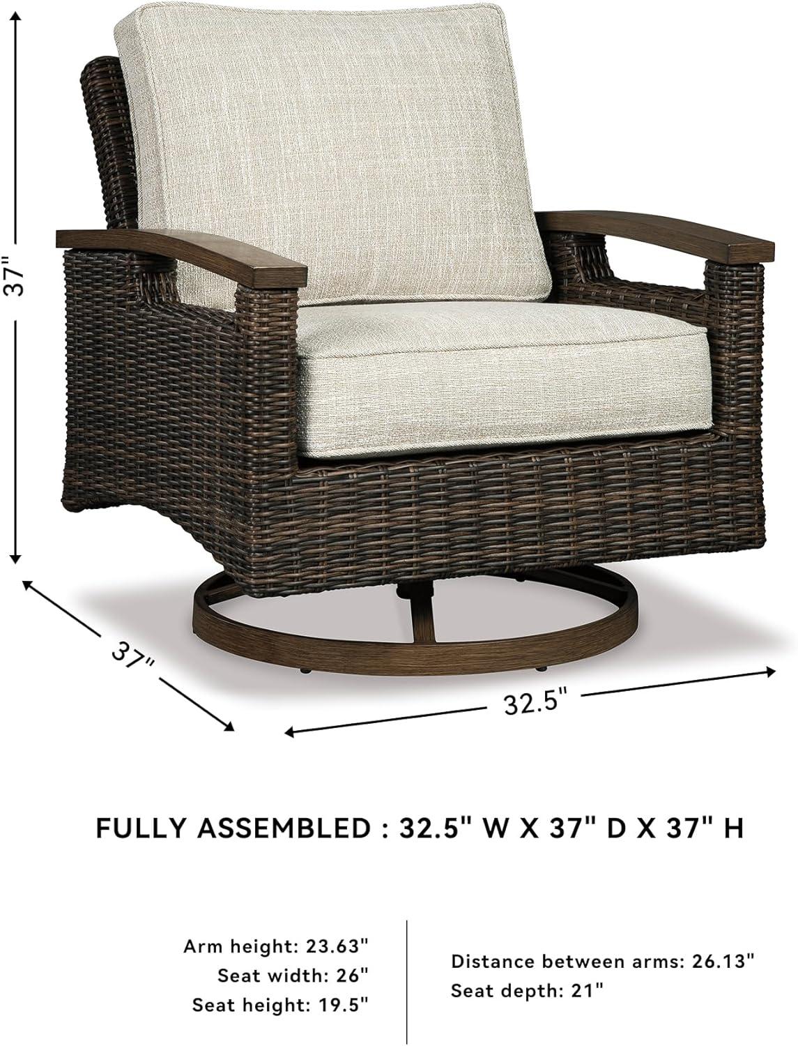 Paradise Trail Swivel Lounge Chair (Set of 2)
