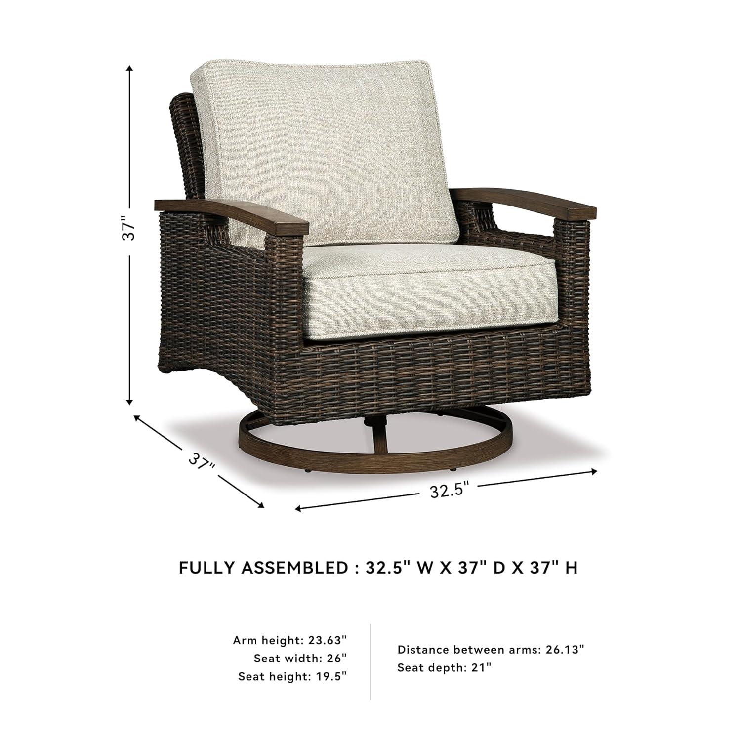 Paradise Trail Swivel Lounge Chair (Set of 2)