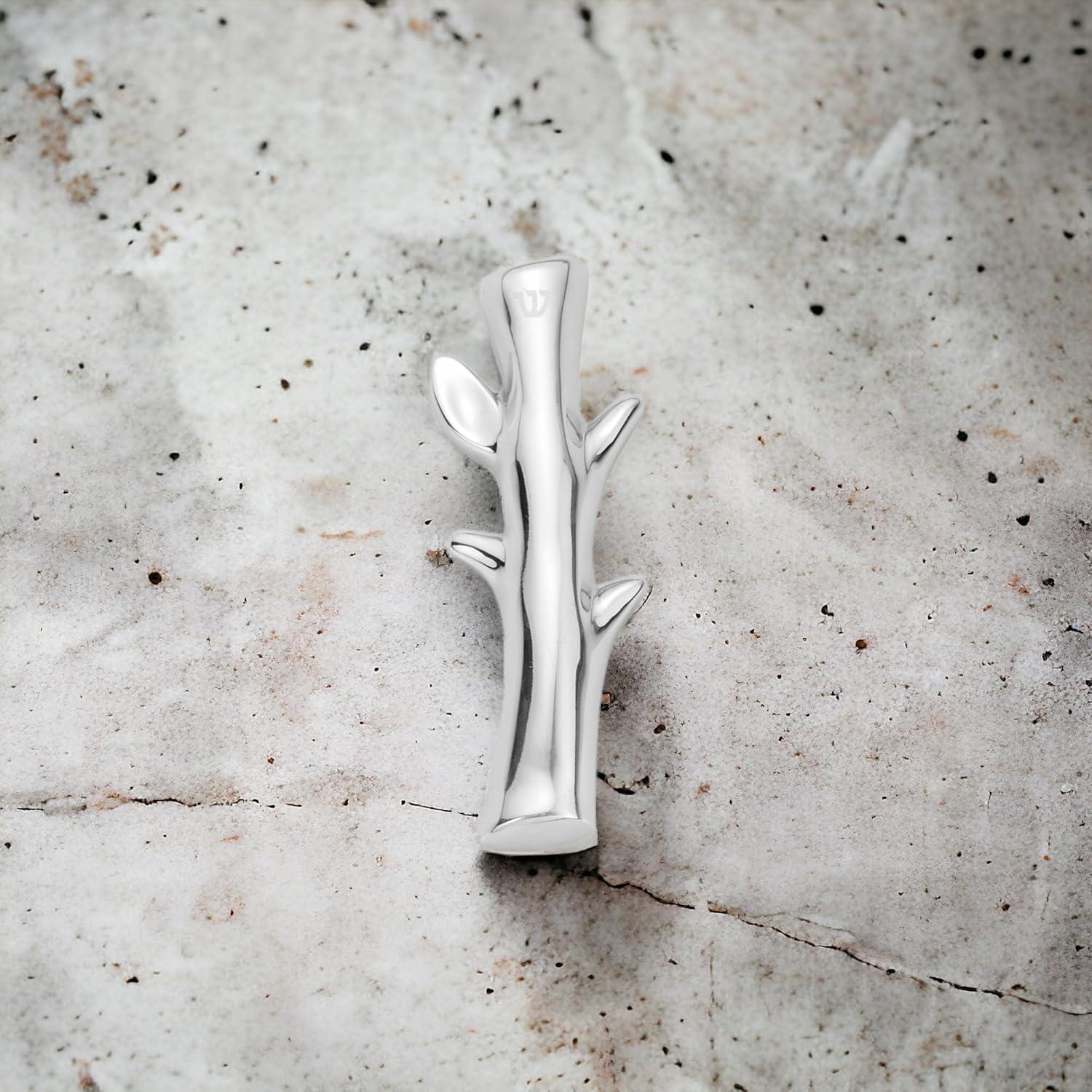 Silver Tree of Life Mezuzah in Nambé Alloy