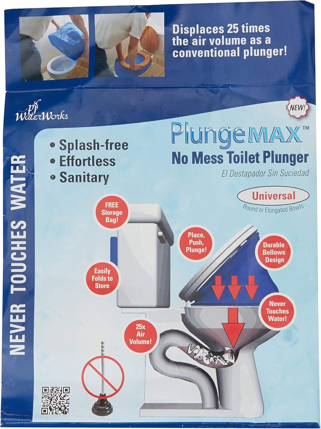 PlungeMAX Toilet Plunger 24 in. D