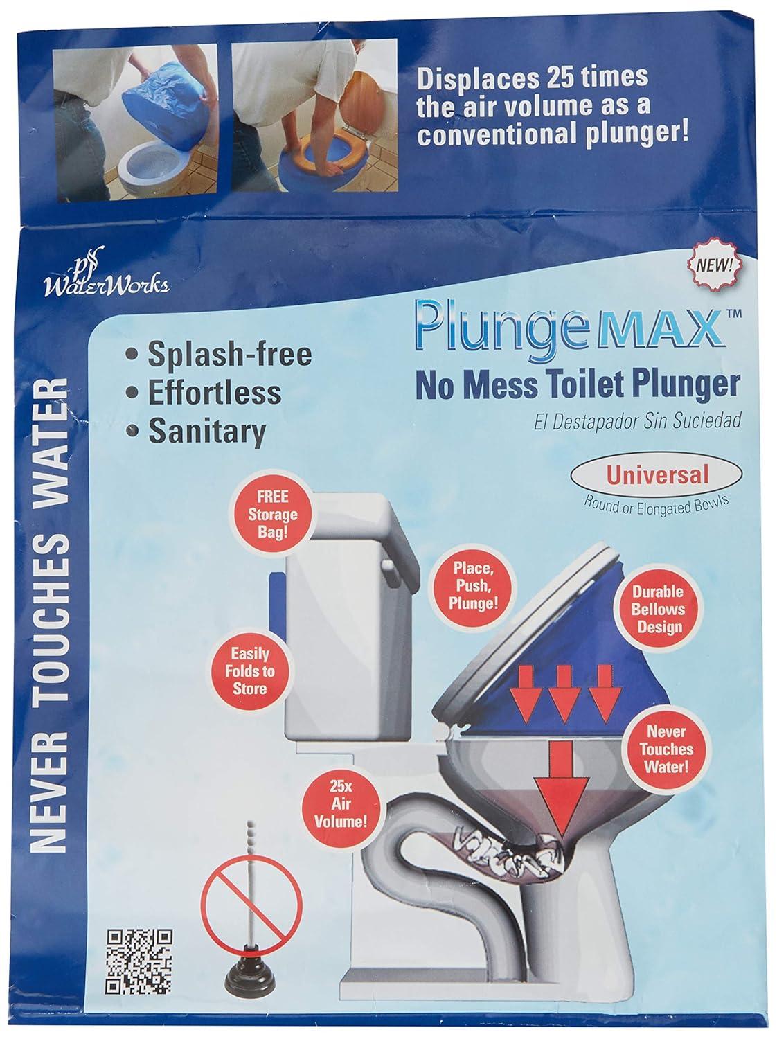 PlungeMAX Toilet Plunger 24 in. D