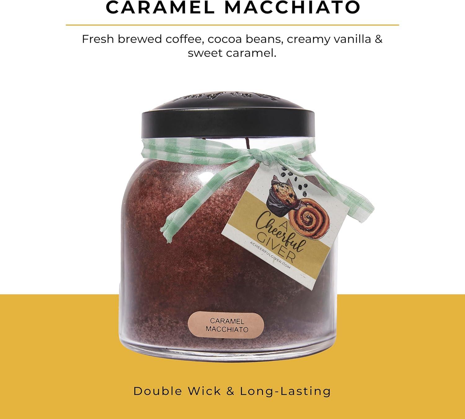 Caramel Macchiato Papa Jar Candle 34oz