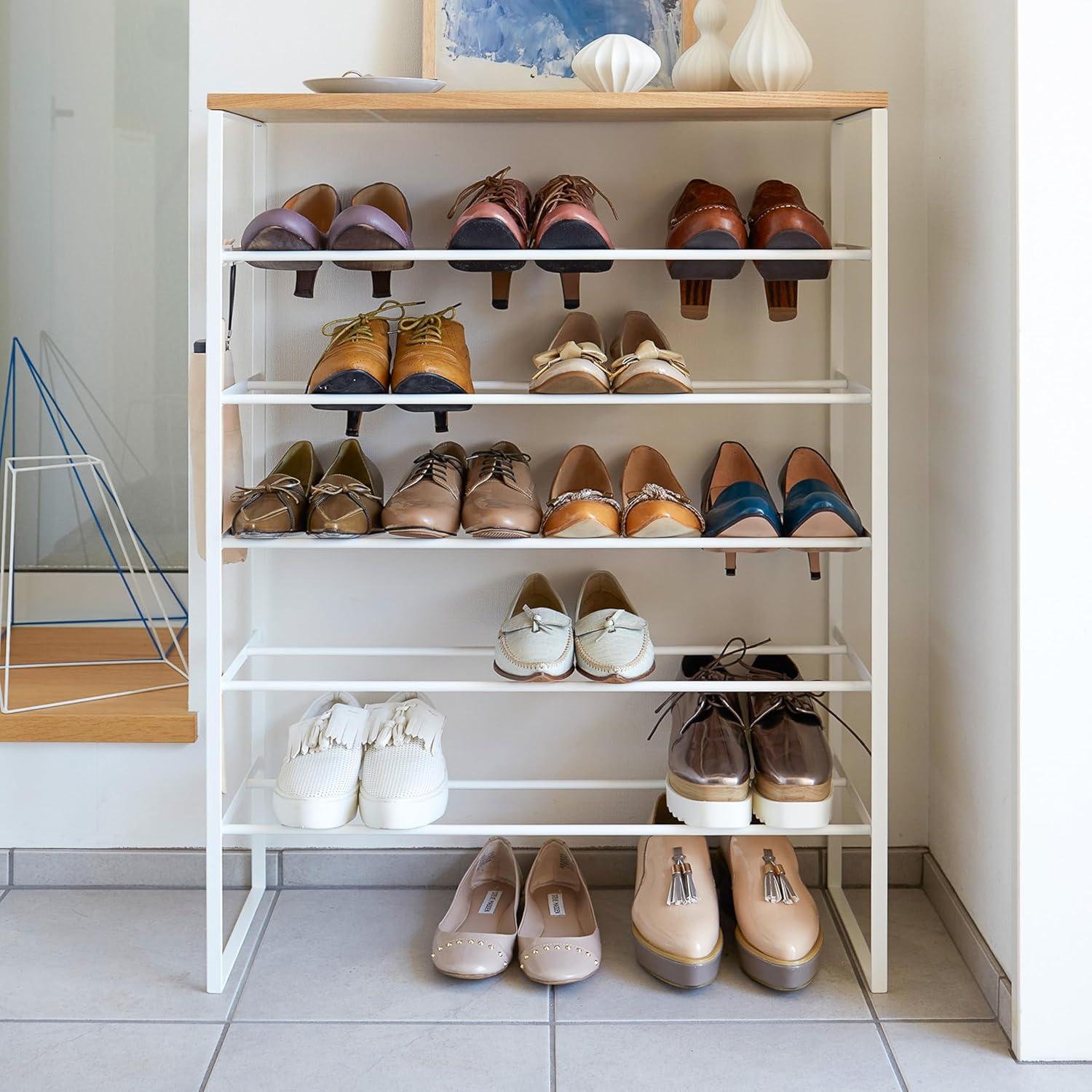 Yamazaki Tiered Shoe Rack