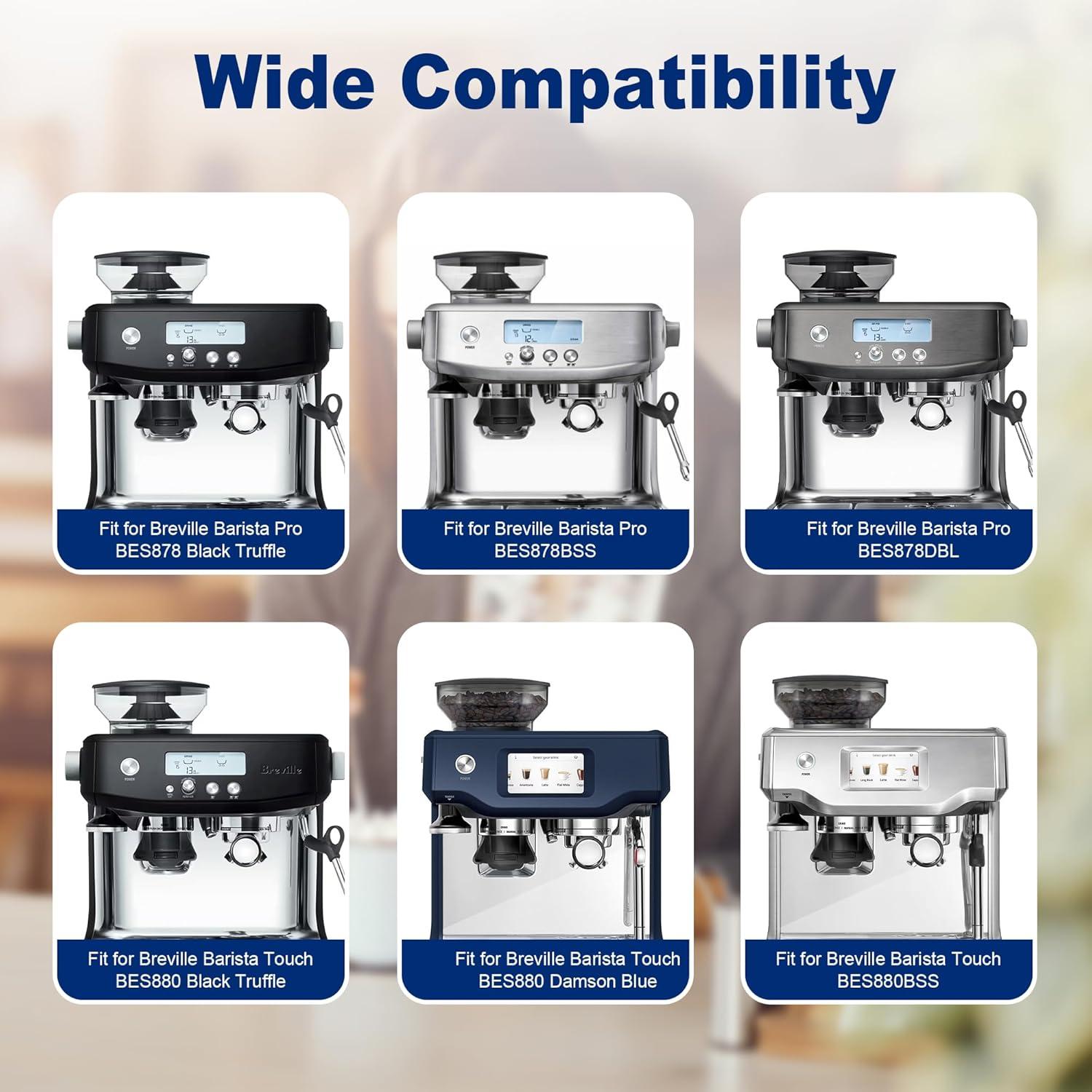 Replacement Water Filter for Breville Espresso Machine, Fit for Breville Barista Touch BES880, Barista Pro BES878, Oracle BES980, Dual Boiler BES920 Bambino ClaroSwiss Sage,2 pack by APPLIANCEMATES