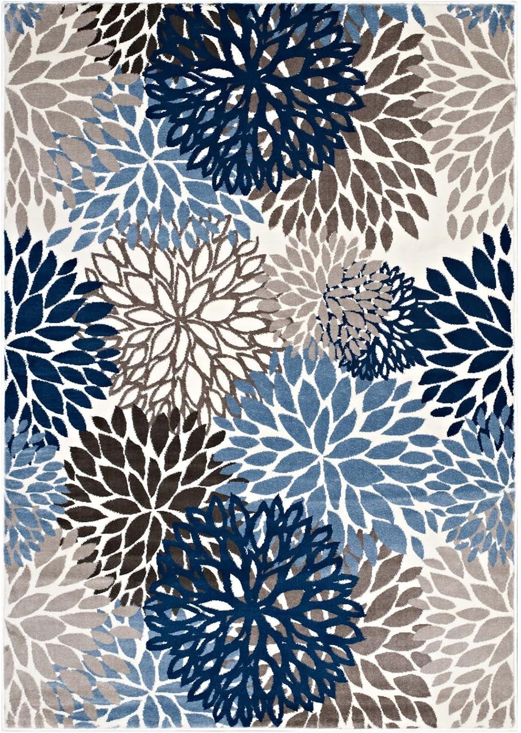 Modway Calithea Vintage Classic Abstract Floral Area Rug