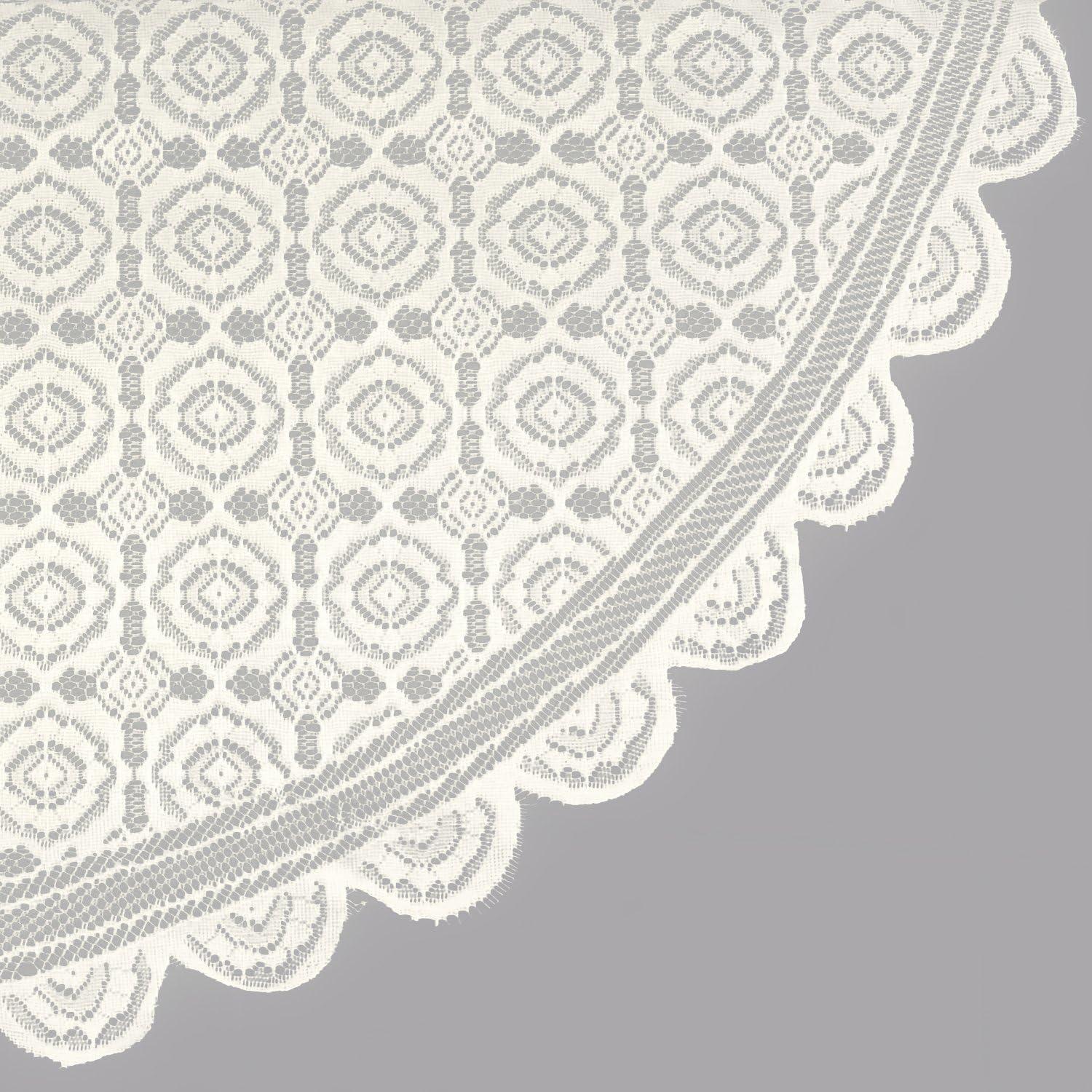 Design Imports  Lace Tablecloth, Vintage, 63" Round