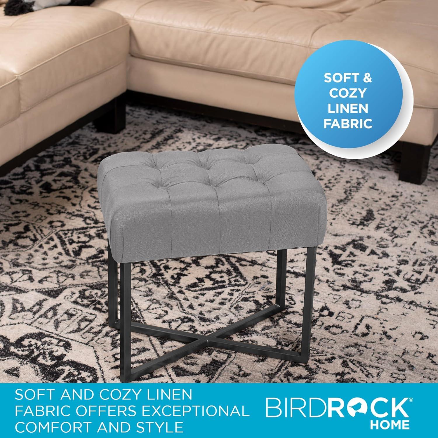 BirdRock Home Upholstered Ottoman