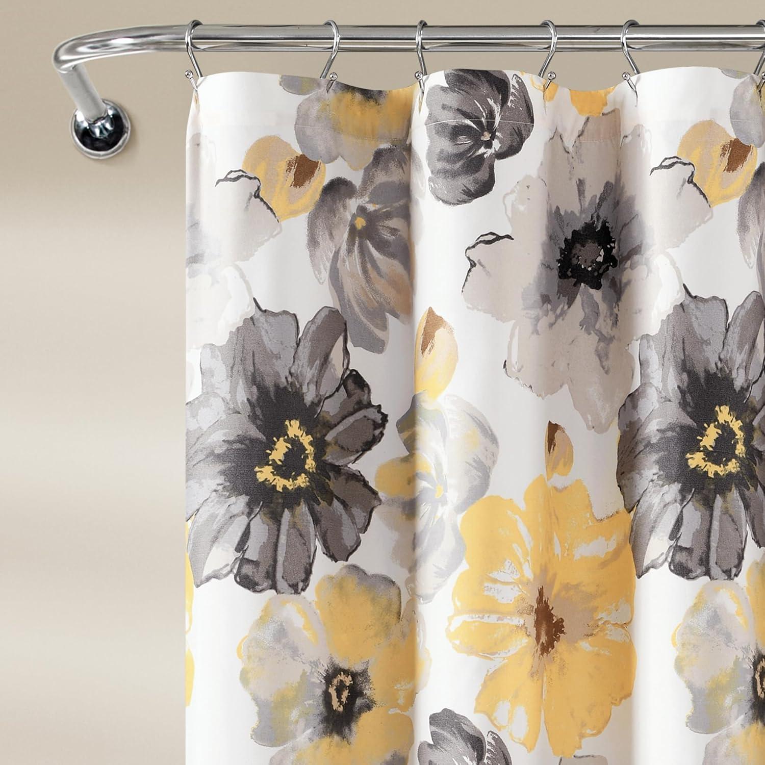 Lush Decor Floral Single Shower Curtain & Reviews | Wayfair