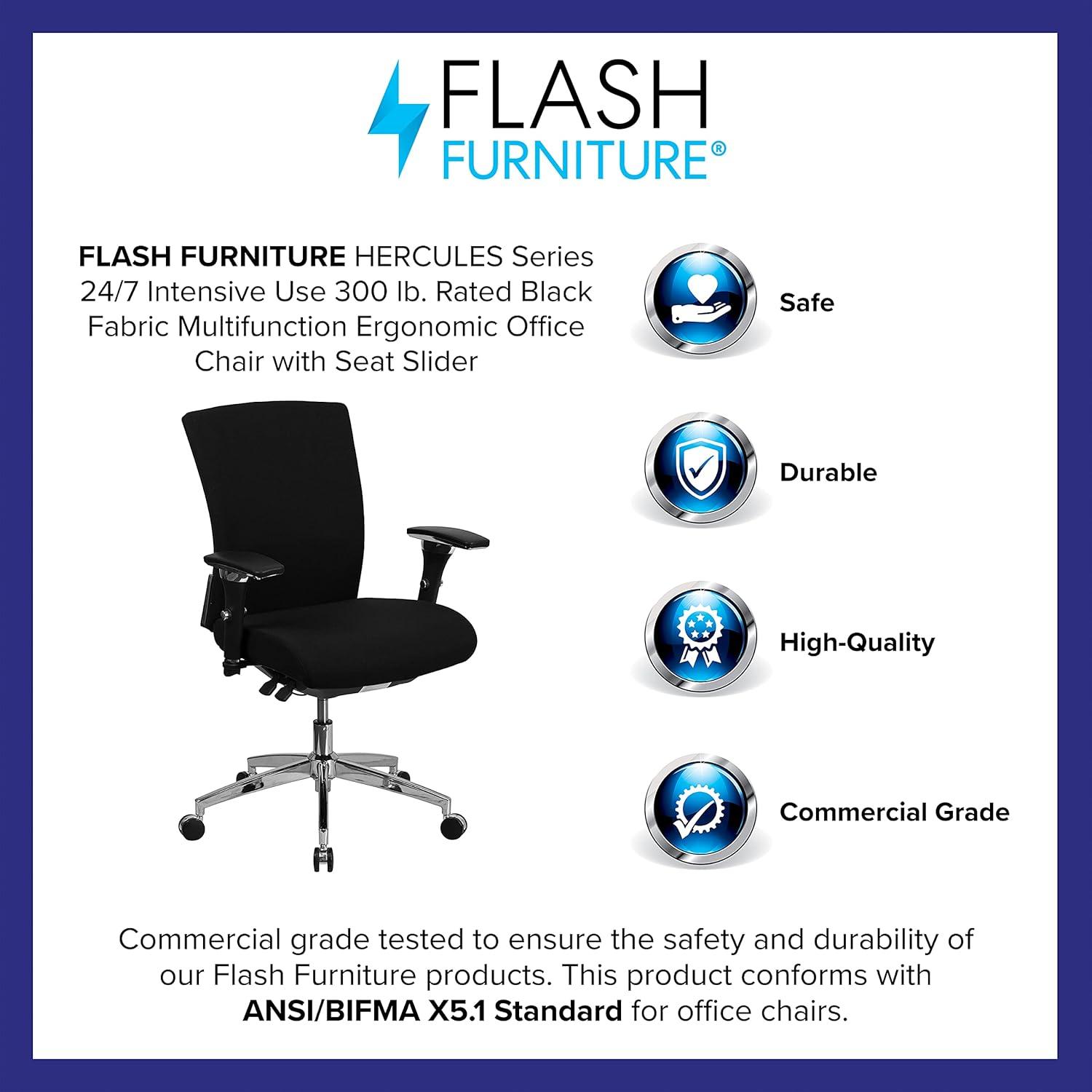 Flash Furniture Miguel 24/7 Intensive Use Executive Swivel Ergonomic Office Chair | Wayfair