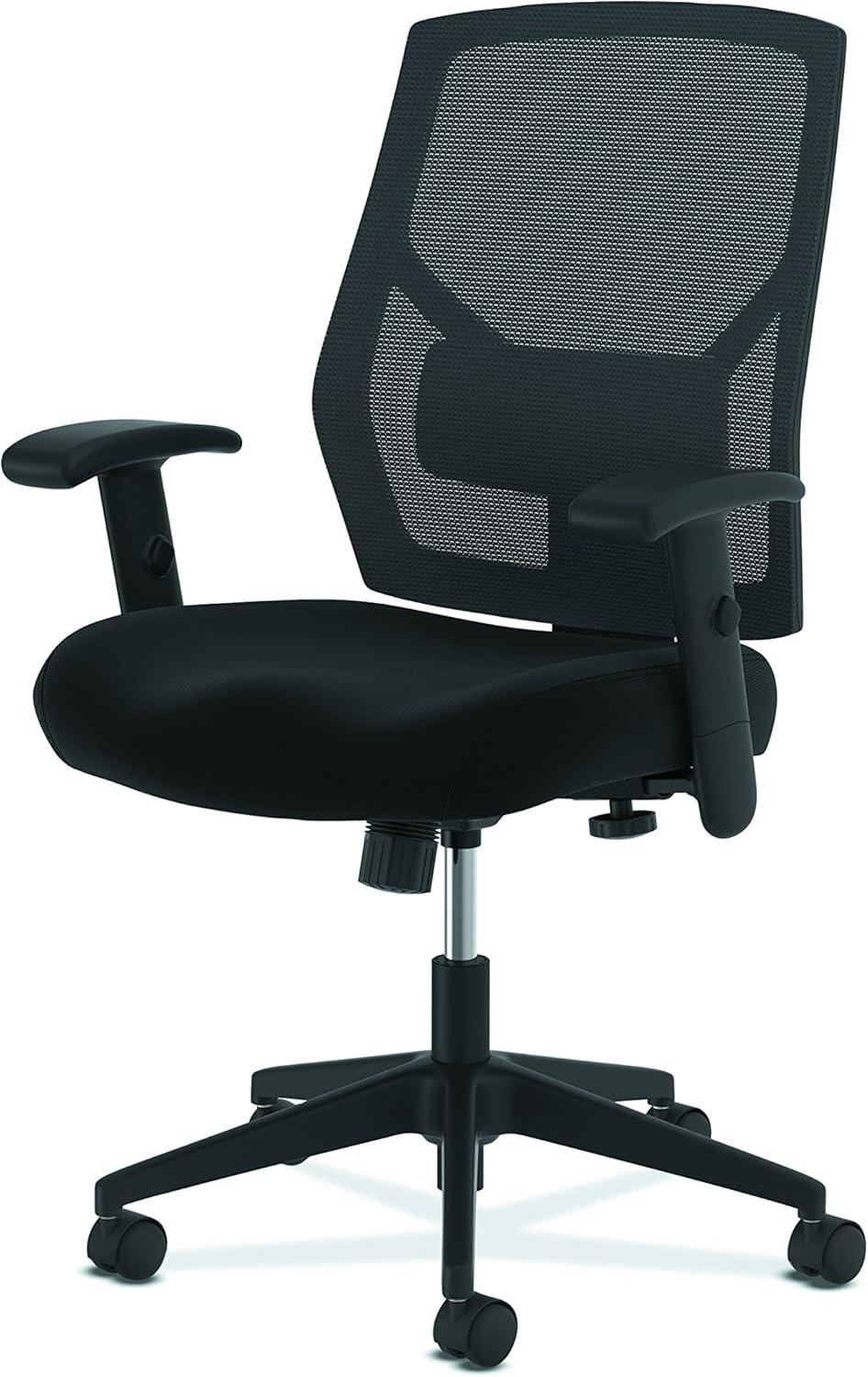 ErgoFlex 360 High-Back Black Mesh & Plastic Task Chair