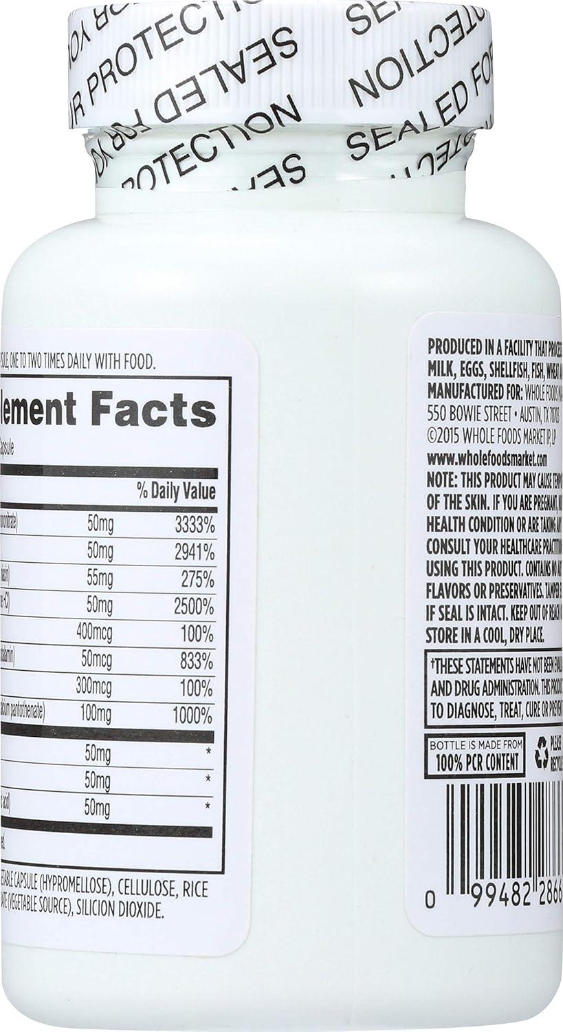365 by Whole Foods Market, Vitamin B50 Complex, 90 Veg Capsules