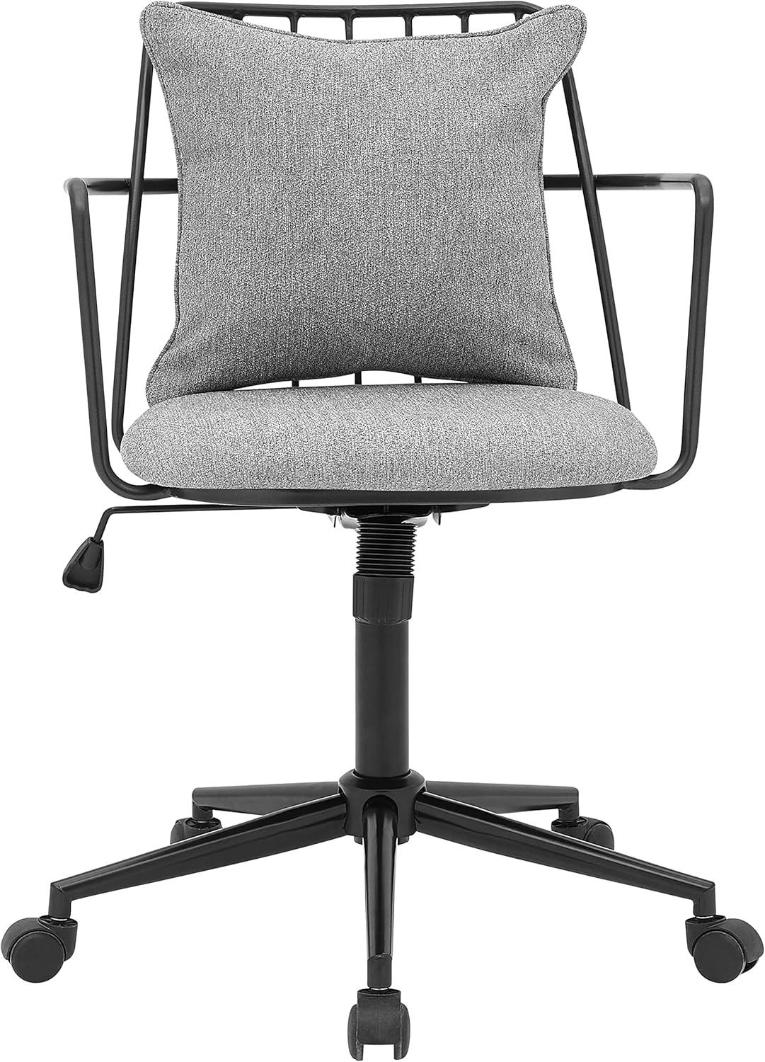 Edison KD Fabric Office Chair Grey