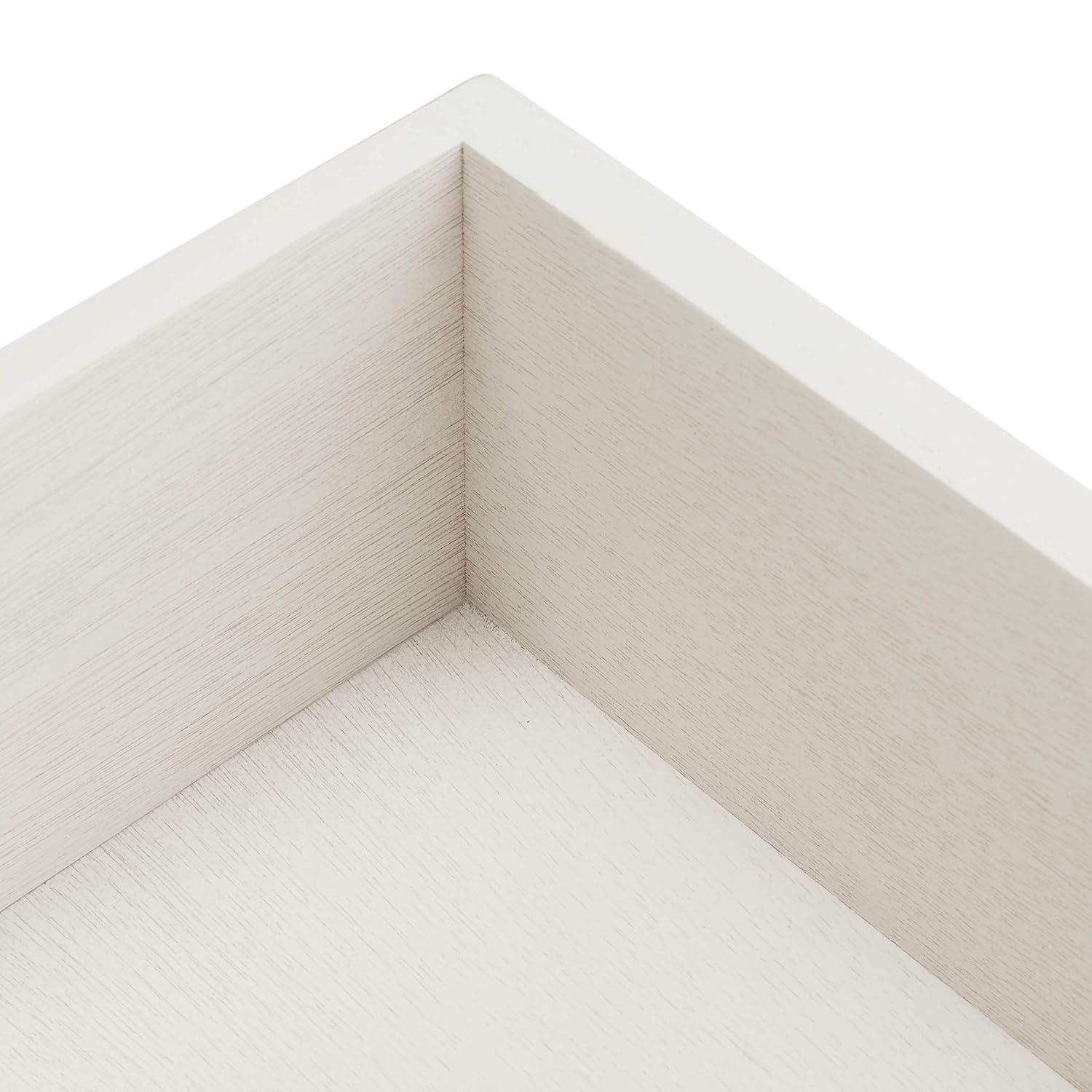 Ajana 1 Drawer Accent Table - Distressed White - Safavieh.