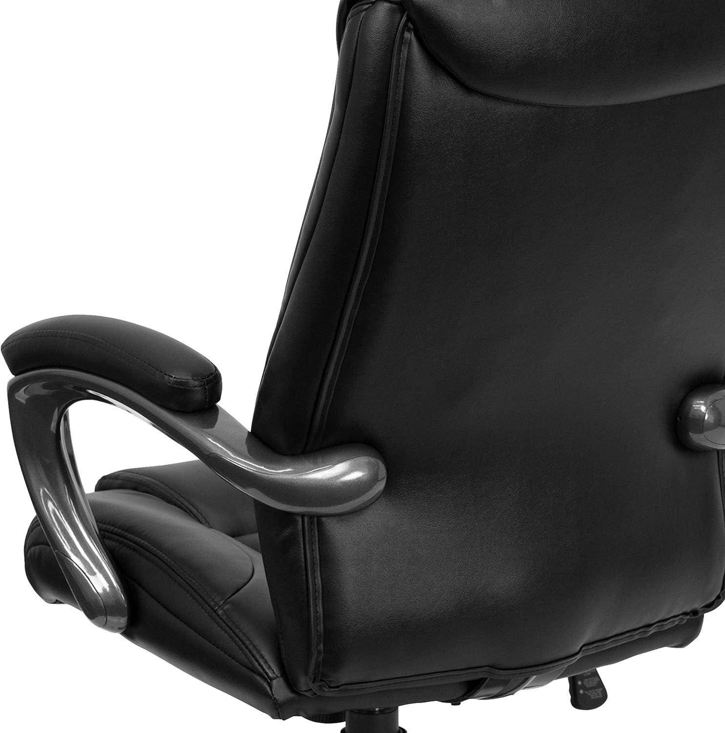 Ergonomic High-Back Black LeatherSoft Executive Swivel Office Chair