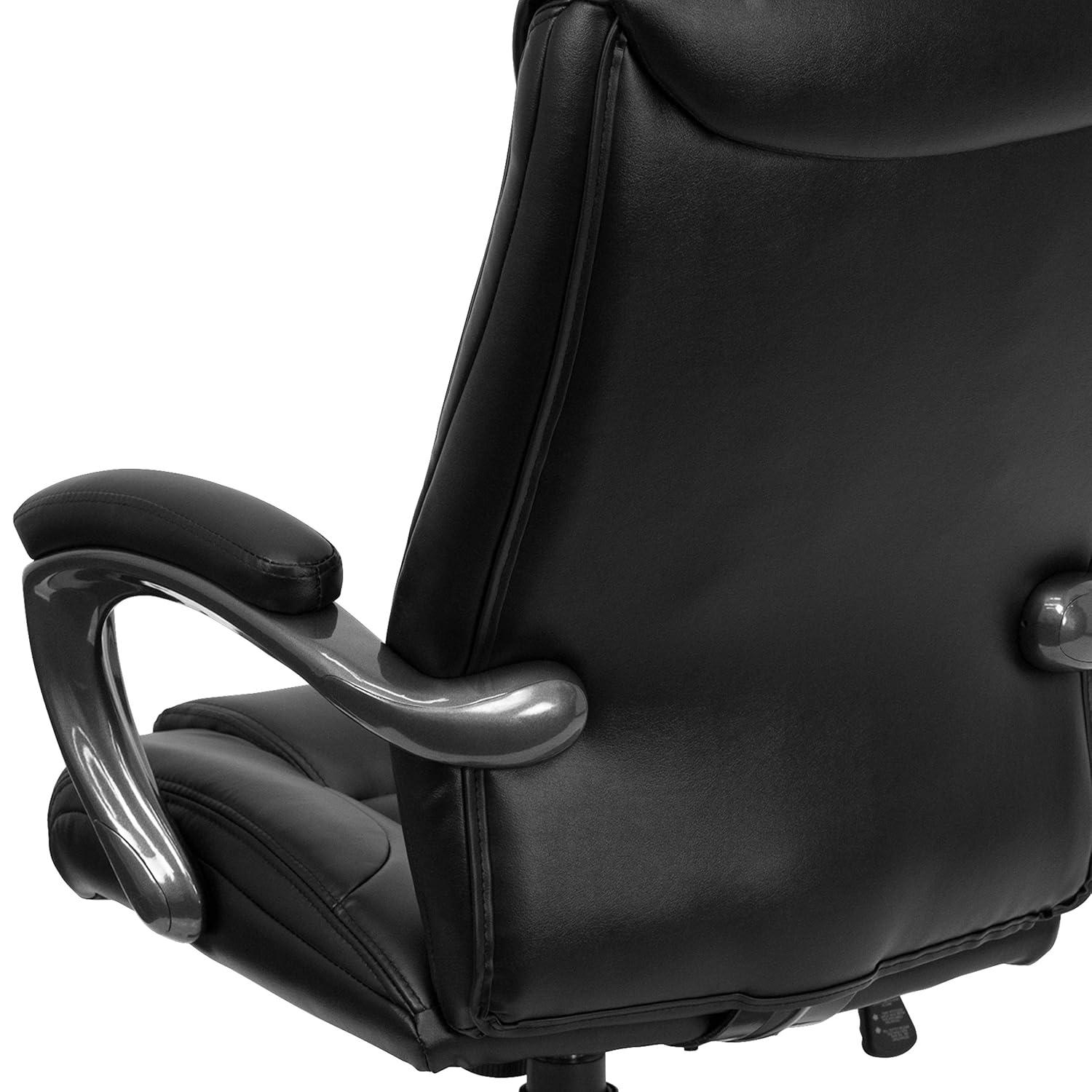 Ergonomic High-Back Black LeatherSoft Executive Swivel Office Chair