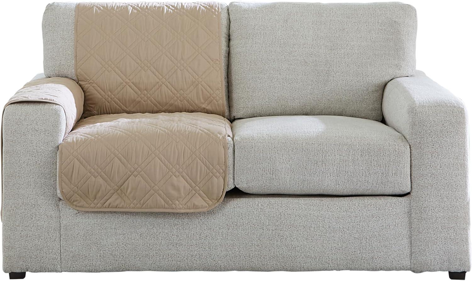 Sure Fit Polyester Box Cushion Sofa Slipcover