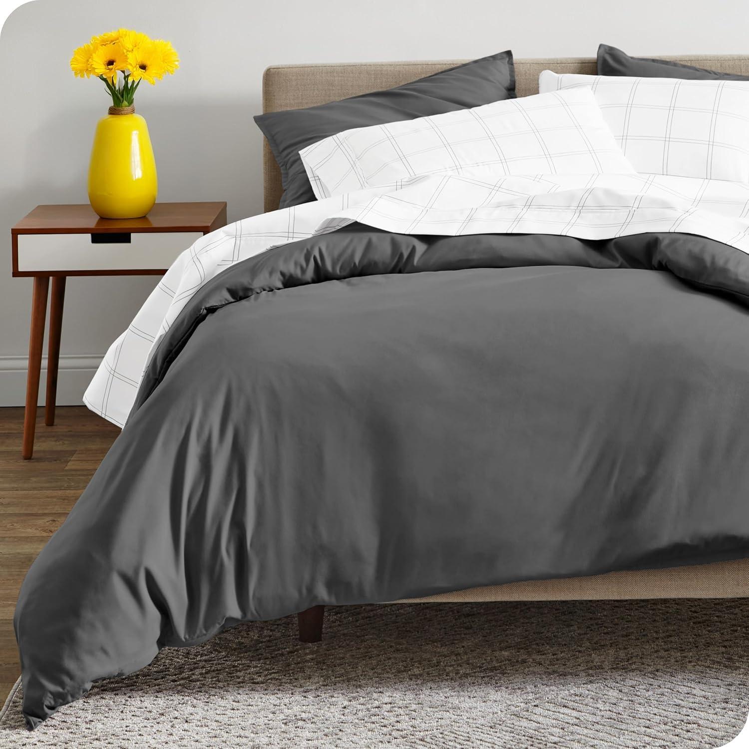 400 Thread Count Organic Cotton Sateen Duvet Cover Set