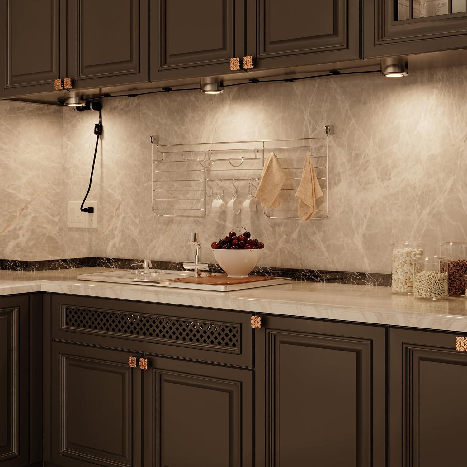 Inlight IN-0107-1 Inlight Swivel LED Puck Light with ETL List，Power Cord Not Included