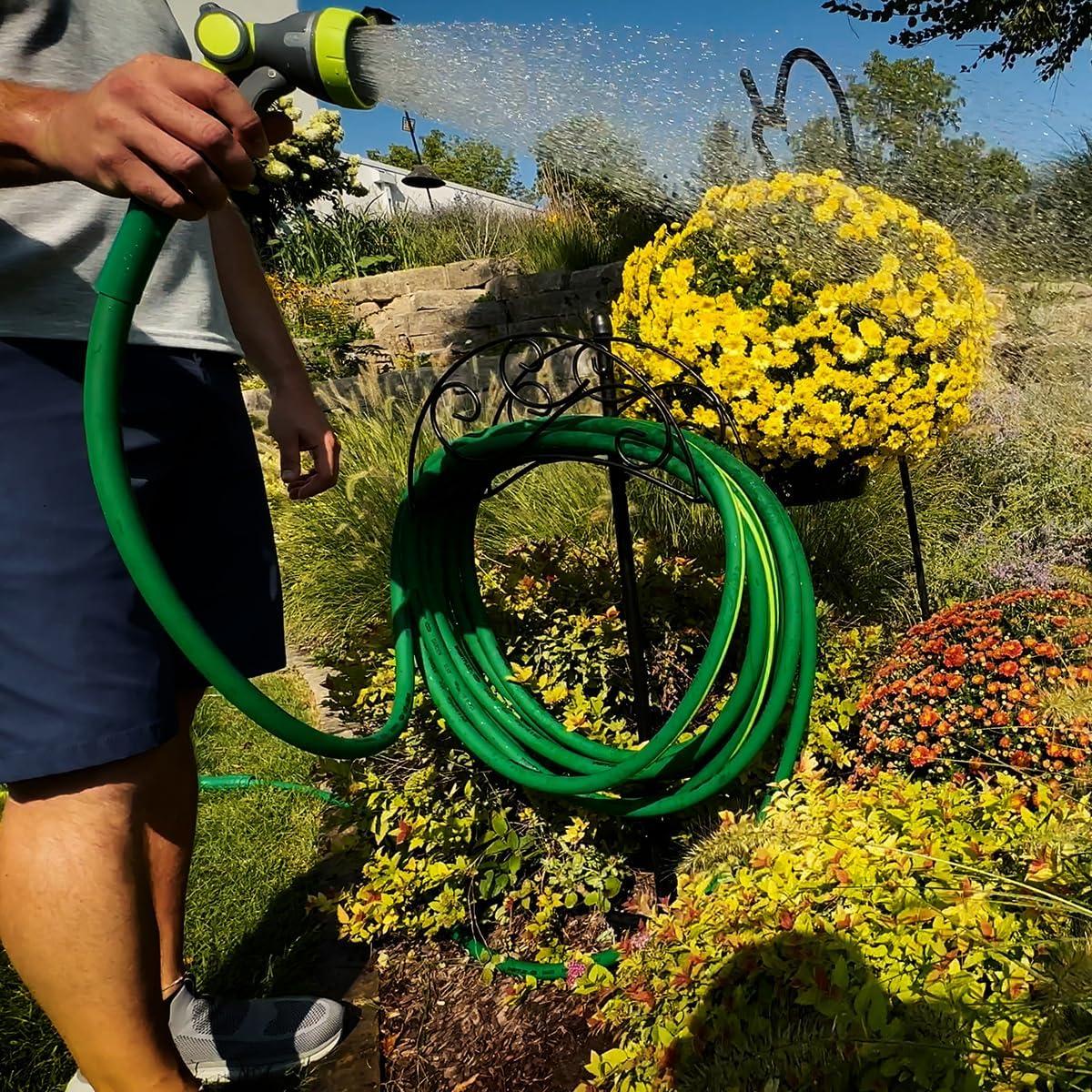 SmartFlex® Garden Hose, 5/8" x 50', Hybrid Polymer Blend, Green