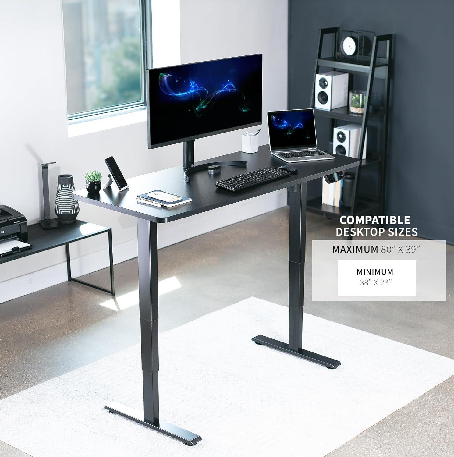 Electric Single Motor Desk Frame