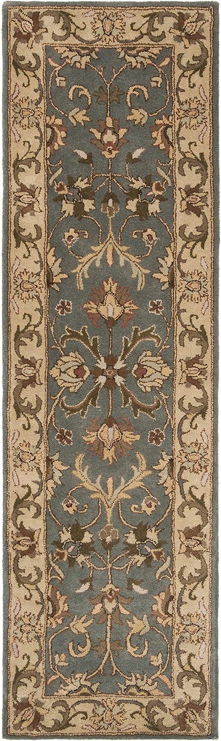 Heritage HG811 Hand Tufted Runner Rug - Green/Gold - 2'3"x8' - Safavieh.