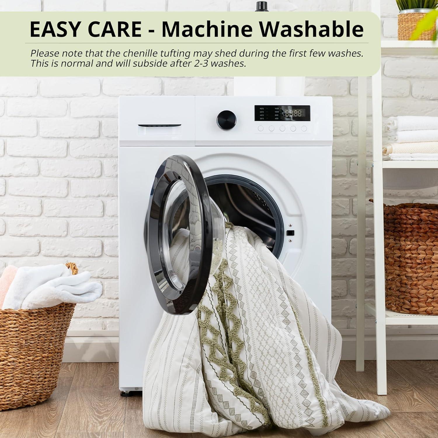 INK+IVY Imani Cotton Printed Duvet Cover Set