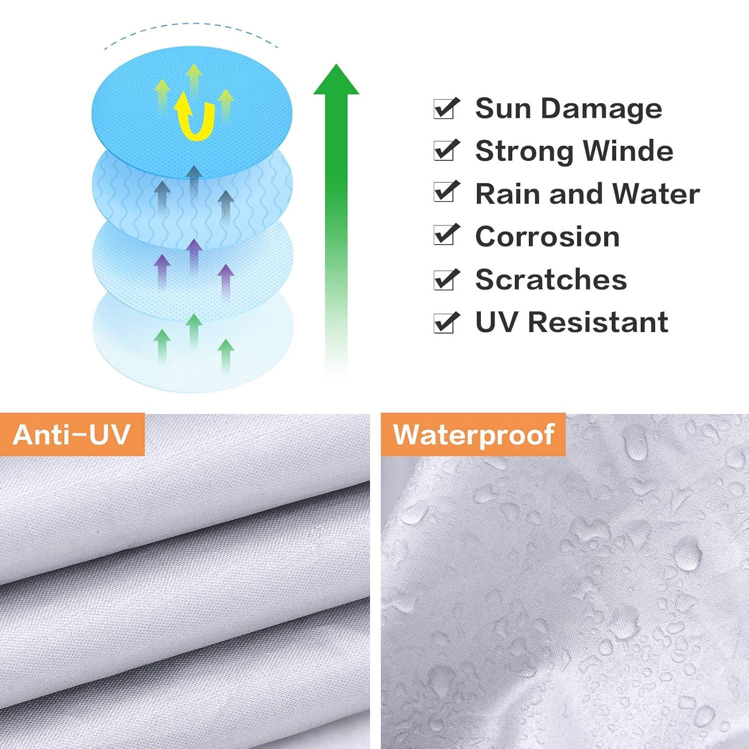 Bike Cover,Waterproof Outdoor Bicycle Cover Anti Dust Rain Snow UV, Bike Rain Cover for Mountain, Road & Heavy Duty Bikes with Lock Holes & Storage Bag