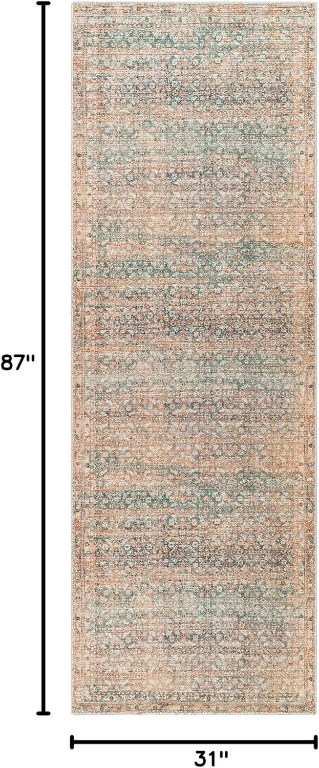 Becki Owens x Livabliss Marlene Vintage Sage/Brown Area Rug