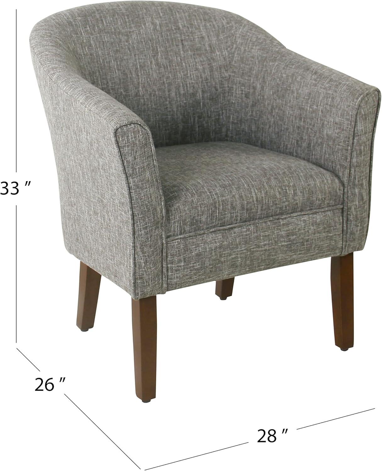 Modern Barrel Accent Chair - HomePop