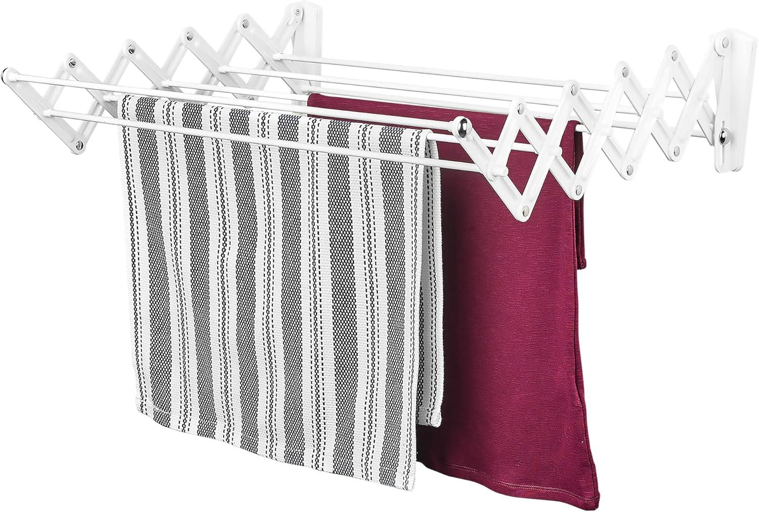 Polder 24 in. H x 24 in. W x 18 in. D Steel Clothes Drying Rack