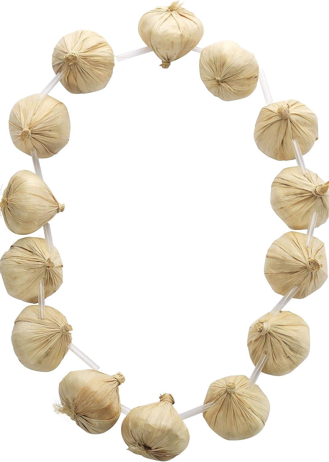 Garlic Garland Adult Cream Around The World One Size Unisex White Fancy Dress Party Book Week Halloween