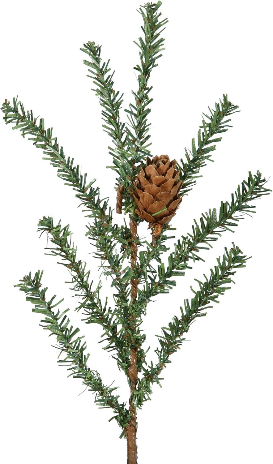 Vickerman 18" Carmel Pine Artificial Christmas Tree, Unlit