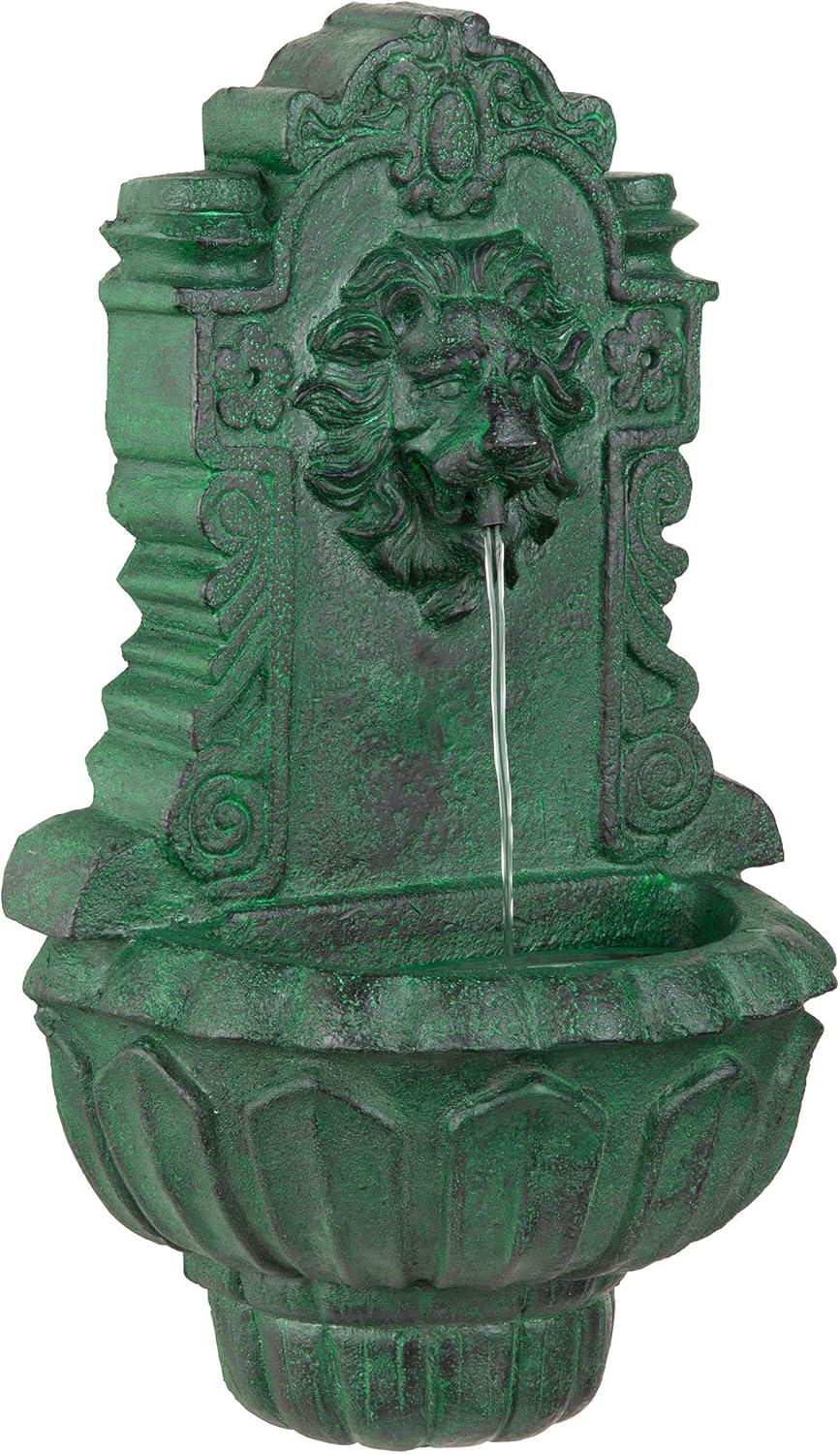 Astoria Grand Saint Remy Lion Corner Fountain with LED Lights