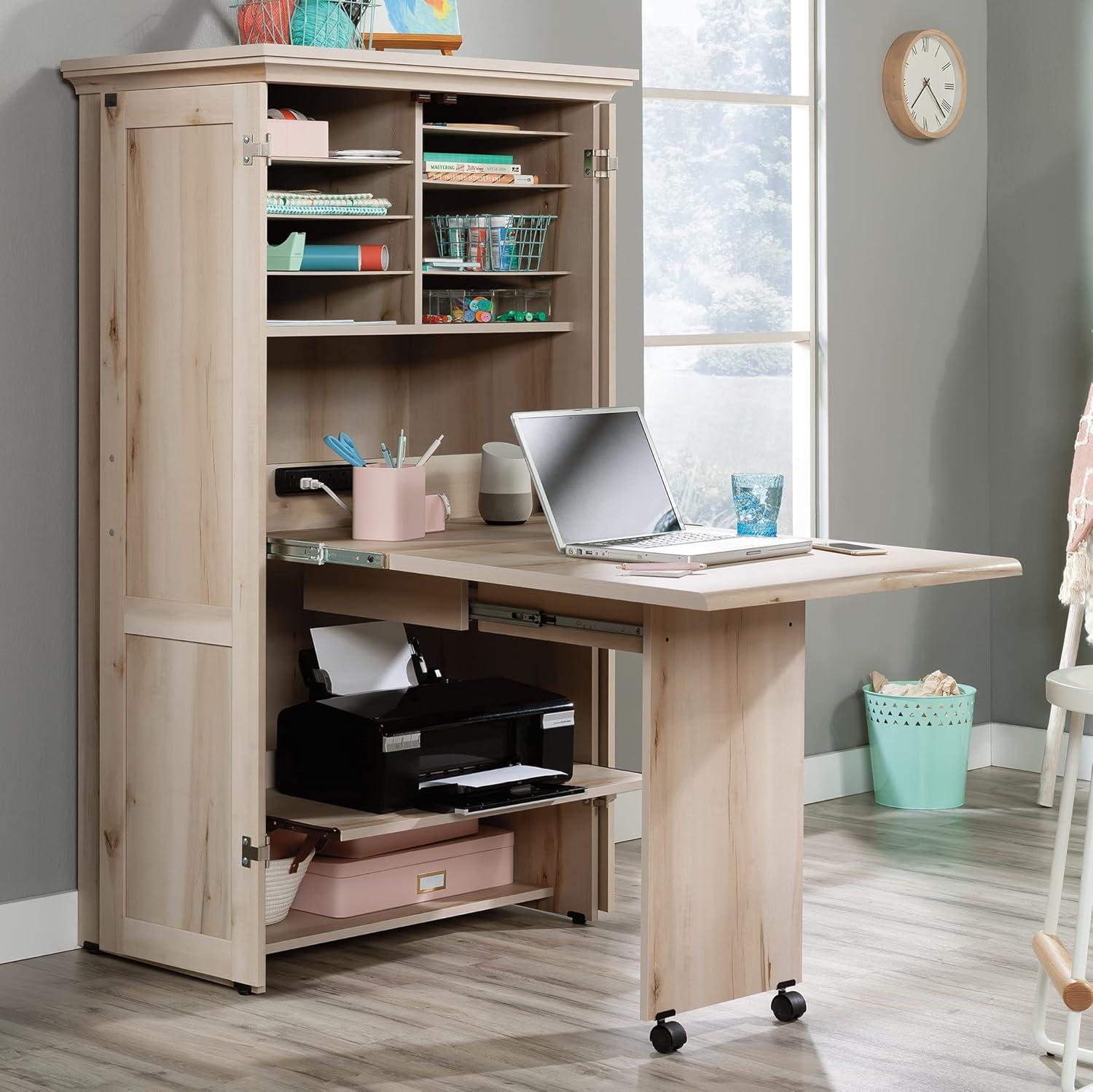 Sauder Select Engineered Wood Multi-Purpose Storage Armoire in Pacific Maple