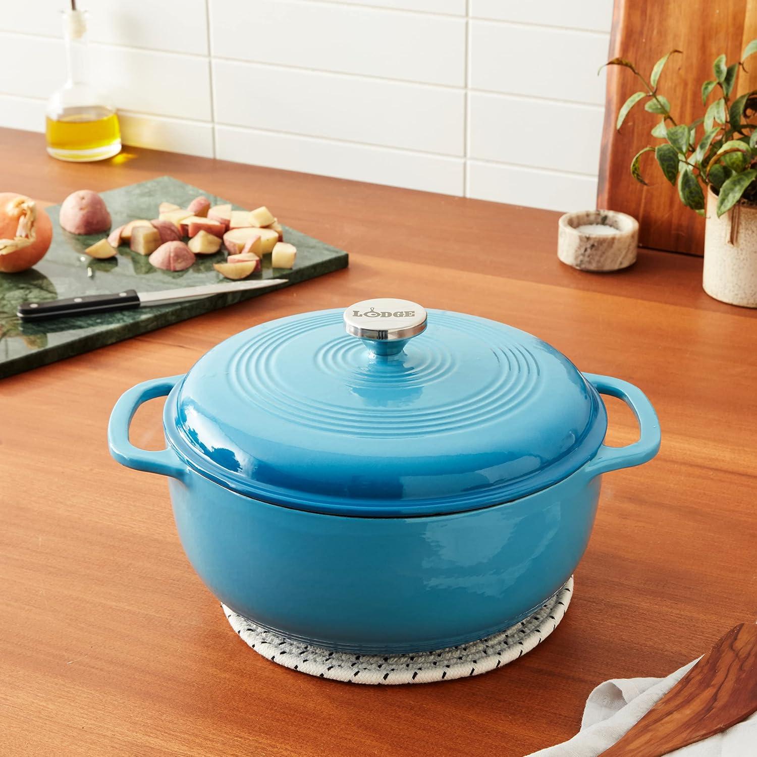 Lodge Lodge Enameled Cast Iron Dutch Oven