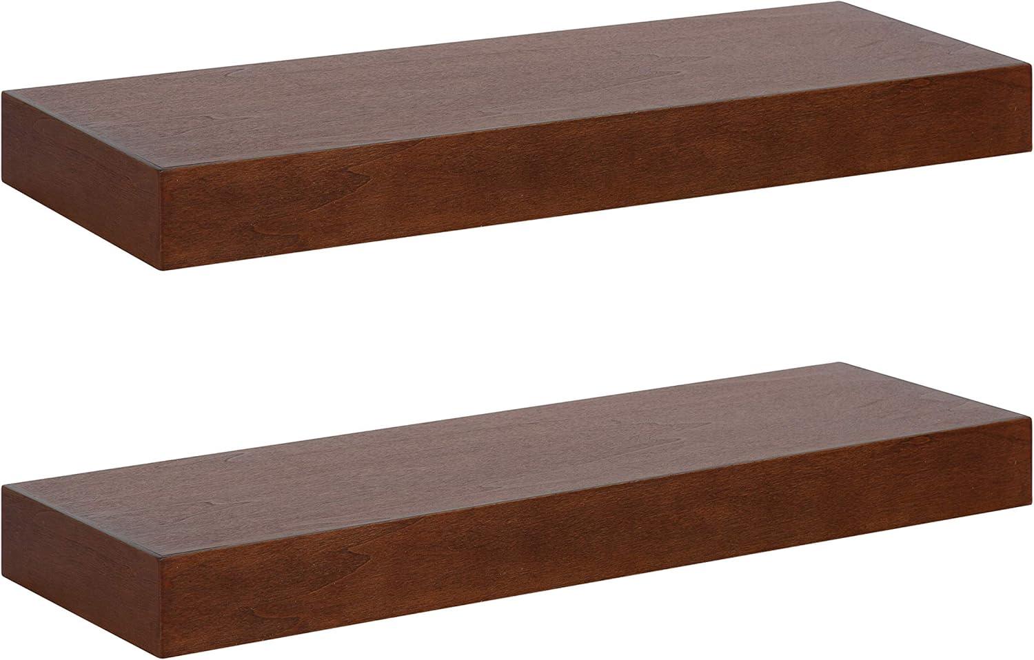 2pc 24" Havlock Wood Shelf Set - Kate & Laurel All Things Decor