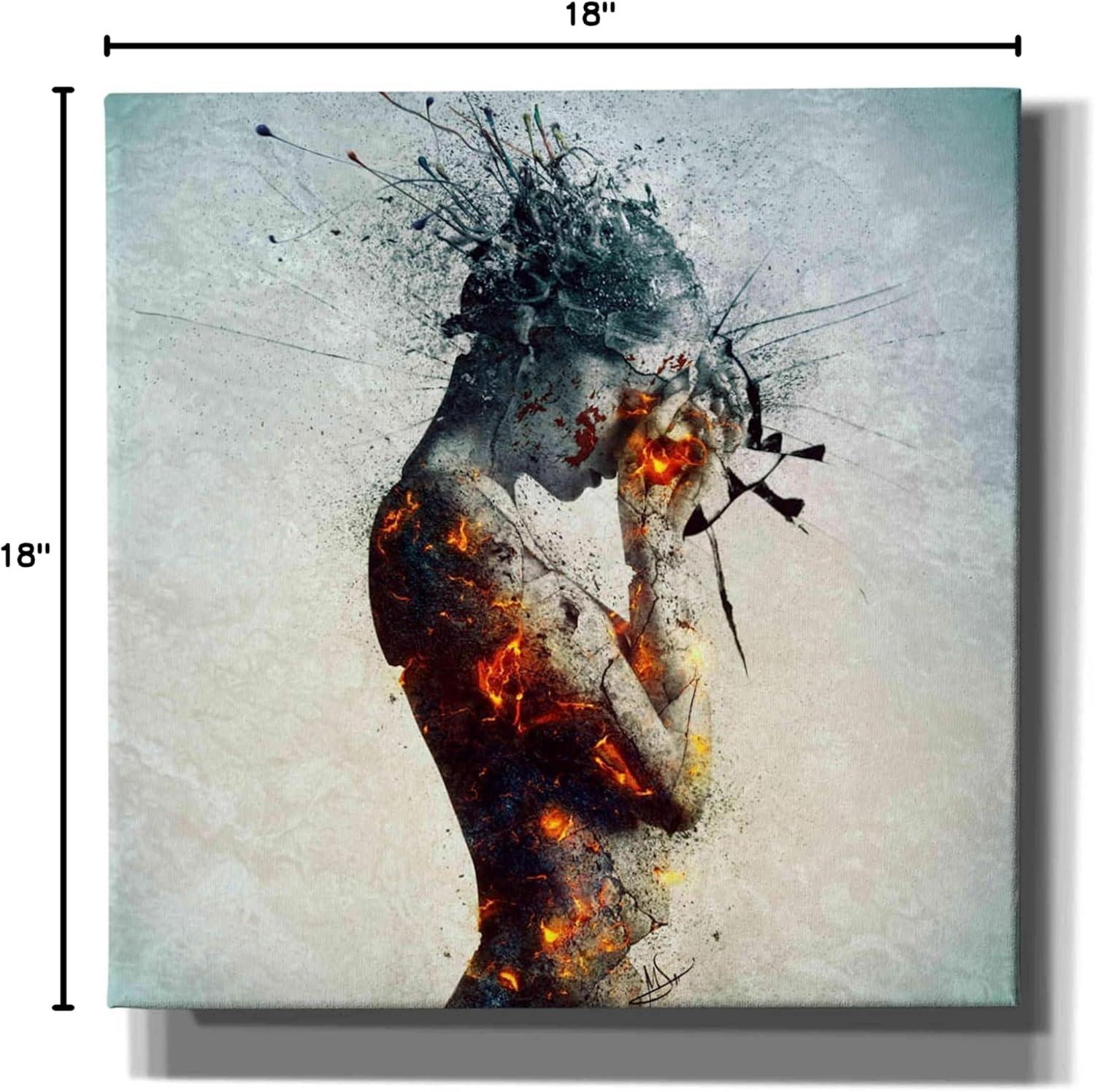Cortesi Home 'Deliberation' by Mario Sanchez Nevado, Canvas Wall Art, 18" x 18"