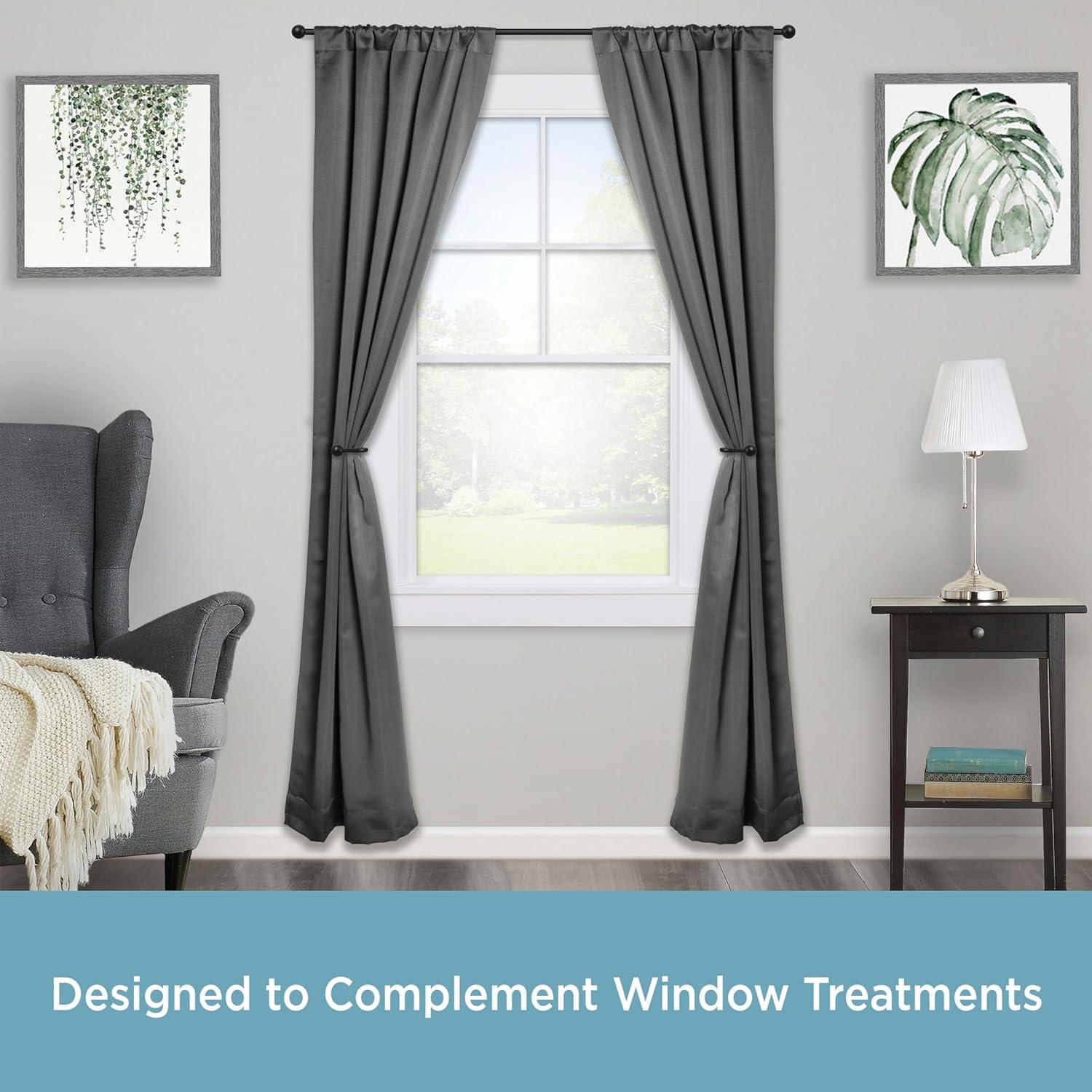 Kenney Ball Holdbacks Steel Curtain Holdback (Set of 2)