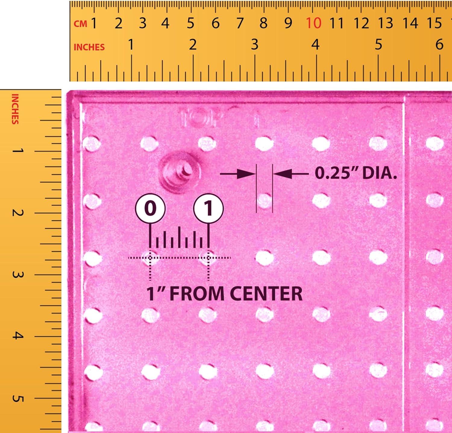 Azar Displays 900988-PNK 125-Piece Pegboard Organizer Kit (2 - 24"x24")