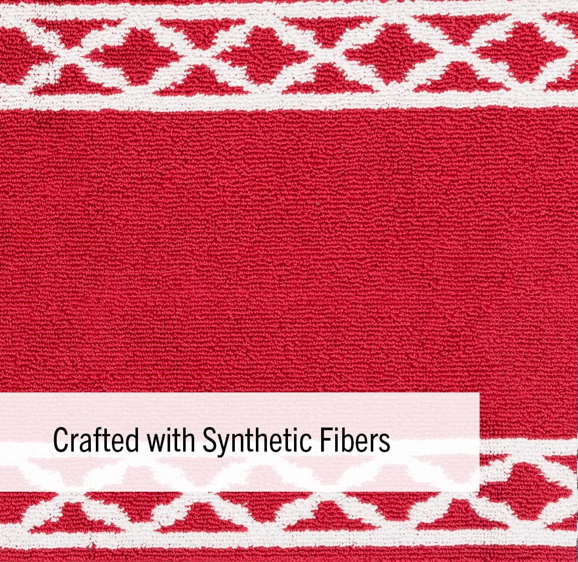 Nautica Collin Border All Loop Tufted Runner and Accent Rugs