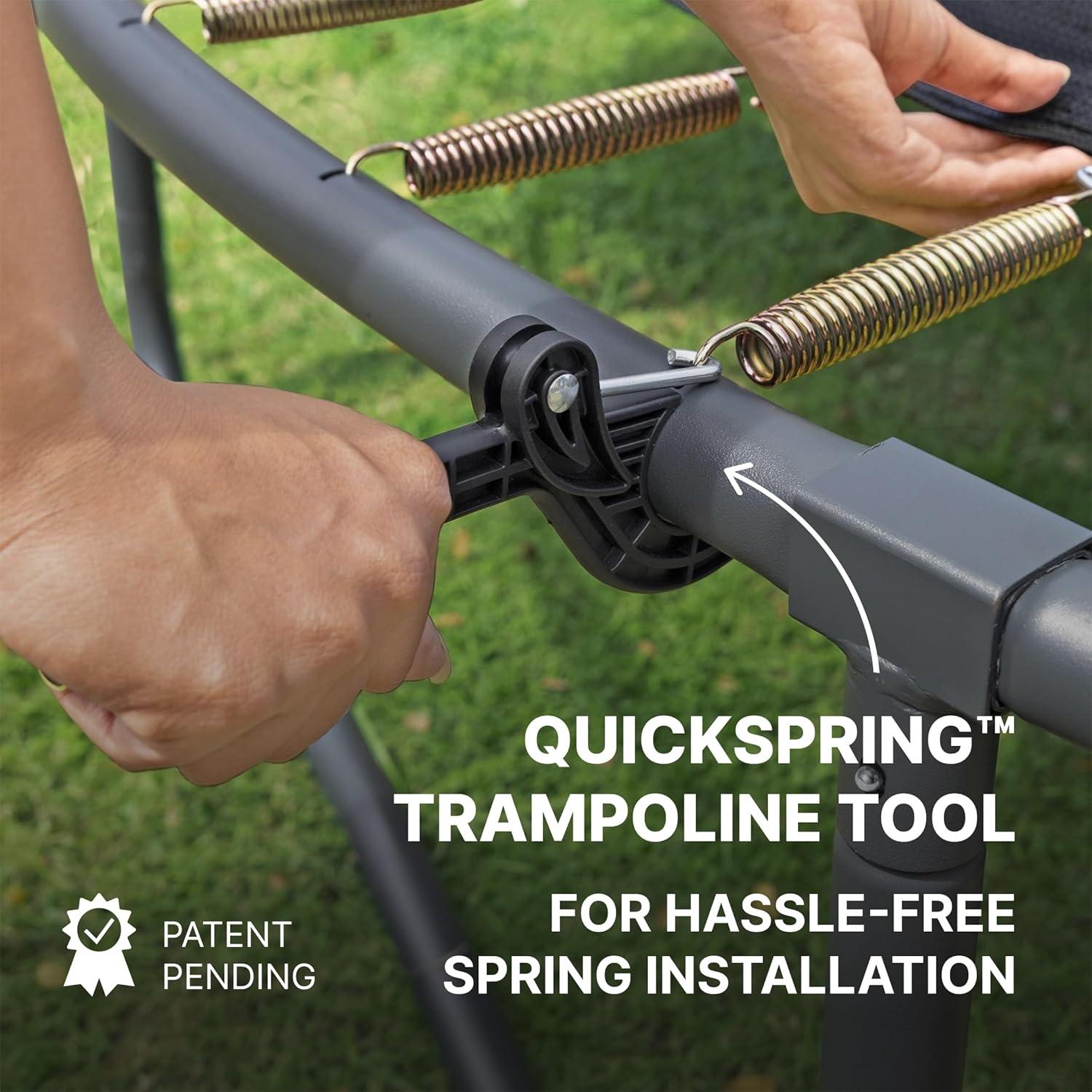 Bestway Xtreme Air 15 ft Trampoline for Kids & Adults, No-Gap Enclosure, Foam-Padded Poles