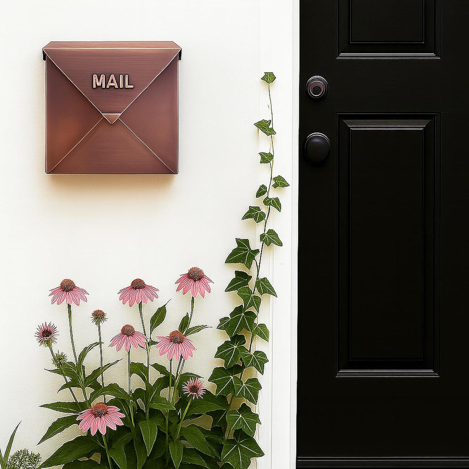 Rockford Aluminum Wall Mounted Mailbox