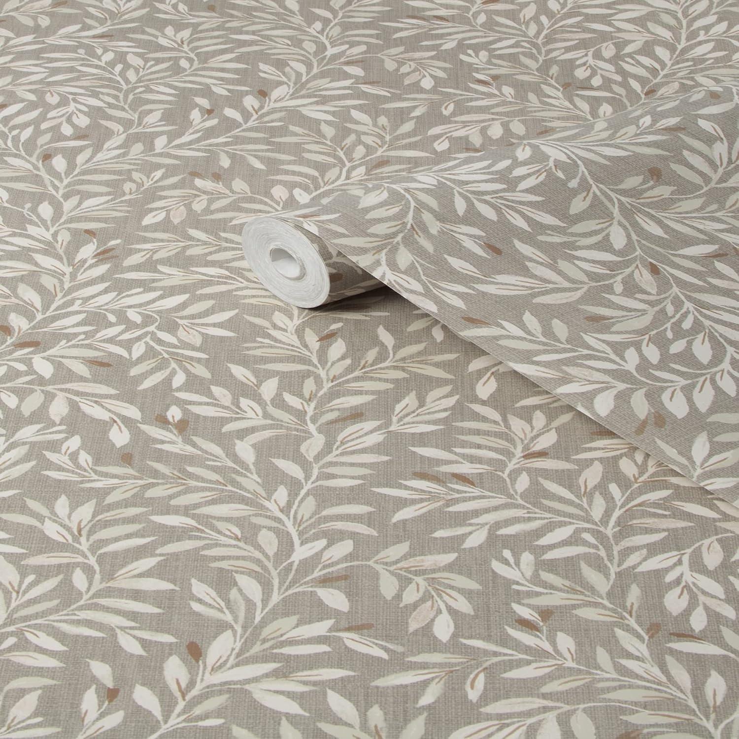 NEXT Ditsy Leaf Neutral Wallpaper