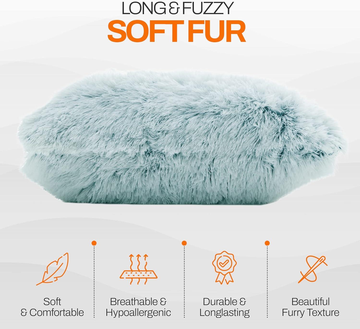 Faux Fur Throw Pillow