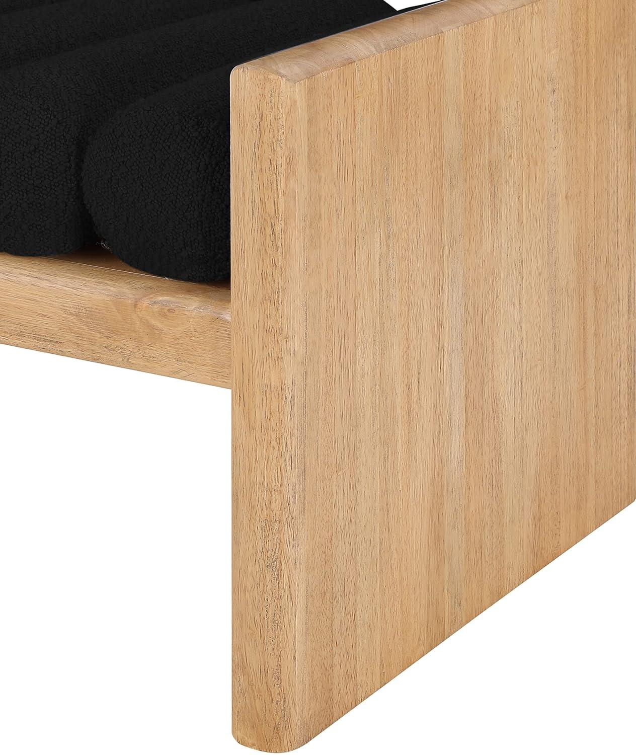 Reeves Boucle Wood Bench